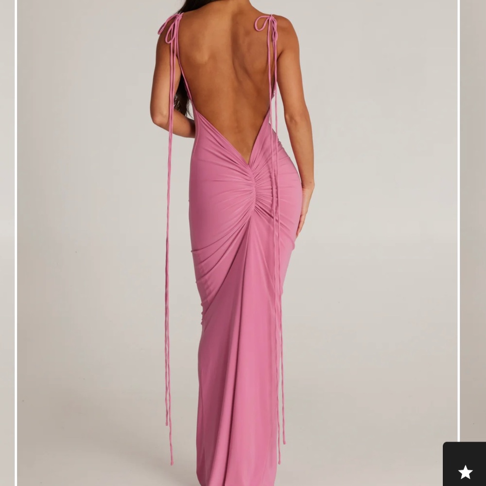Melani the label Jiani gown mauve
